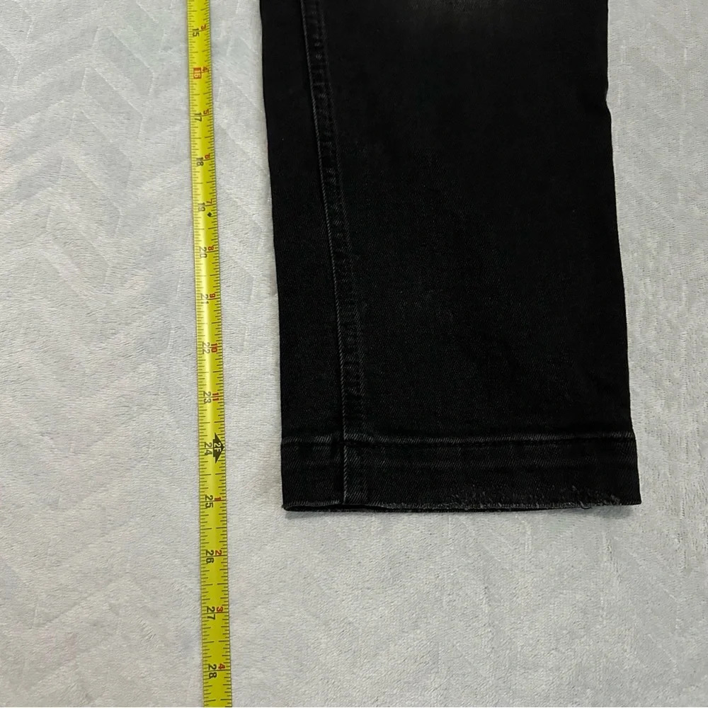 Anthropologie Pilcro High Rise Slim Utility Button Up Jeans Black‎ Size 31 - Picture 7 of 8
